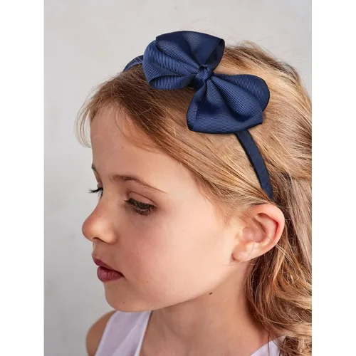 Miniatura 4 de DEEKA Juego de accesorios para el cabello azul marino, 15 lazos para el cabello, pinzas para el cabello, diadema, lazos para el cabello para niñas