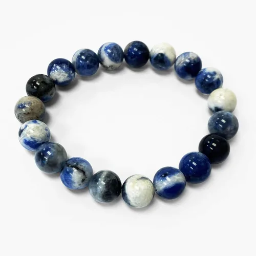 Miniatura 421 de Gem Avenue Handmade Round Bead Stretch Bracelet Unisex Natural Stone Beaded Jewelry for Men & Women, Elastic Wristband for Daily Wear