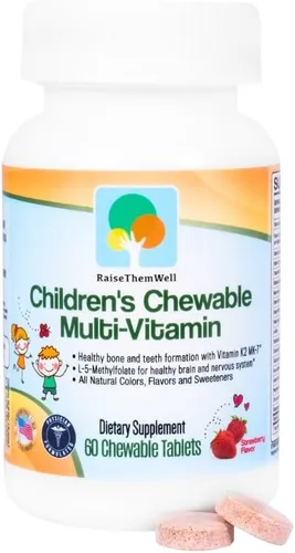 Miniatura 8 de Raise Them Well Vitamina C y apoyo inmunológico para niños, masticables cítricos para niños, refuerzo inmunológico natural con zinc y saúco +