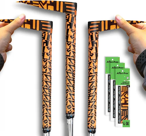 Miniatura 8 de ALIEN PROS Paquete de 6 cintas de envoltura de agarre de golf Black Clouds & Egyptian Mix - ReGrip en 1 minuto