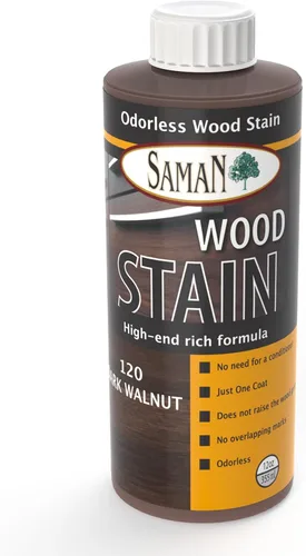 Miniatura 60 de SamaN Tinte para Madera Interior a Base de Agua - Tinte Natural para Muebles, Molduras, Paneles de Madera, Gabinetes (Forest TEW-104-12, 12 oz)