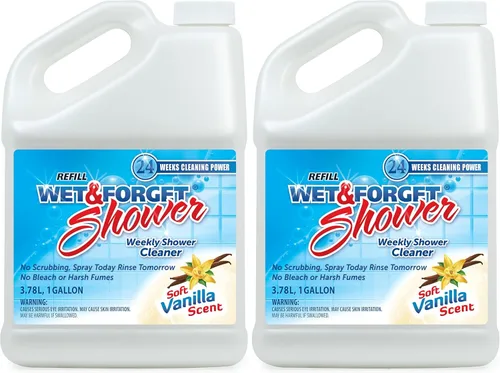 Miniatura 9 de Wet & Forget Limpiador de ducha de aplicación semanal, no requiere fregar, fórmula sin blanqueador, listo para usar, aroma a vainilla, 64 onzas