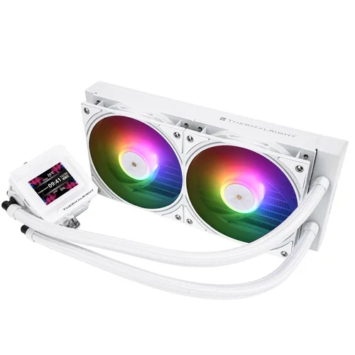 Miniatura 9 de Thermalright FW SE 120 ARGB Refrigeración por agua de CPU negra, 4.724 in Aio, con ventilador ARGB de 2000 RPM, pantalla de visualización de 2