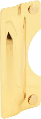 Prime-Line U 9502 Tapa de la placa protectora de cerrojo – Protege contra entrada forzada, fácil de instalar en puertas que se abren hacia afuera –