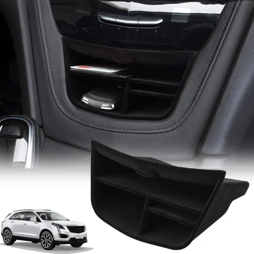 Para Cadillac XT5 XT6 accesorios Caja de almacenamiento de consola central compatible con 2023 2022 2021 2020 2019 2018 2017 2016/2023-2020 Insertar