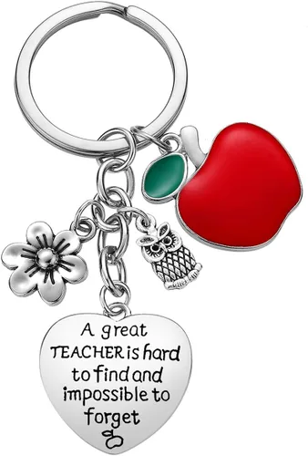 Miniatura 3 de Regalos de agradecimiento a profesores para mujeres, regalo de Navidad para profesores, regalo de San Valentín, llavero de agradecimiento