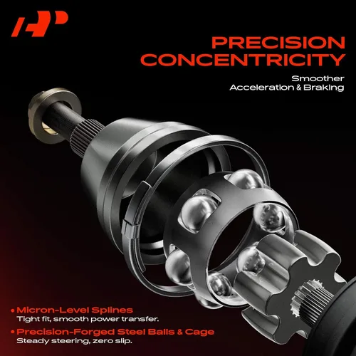 Miniatura 5 de A-Premium Par (2) Conjunto de Semieje de CV Trasero Compatible con Polaris Sportsman 550 850 1000 XP, Scrambler 850 1000 XP, Lado del Conductor