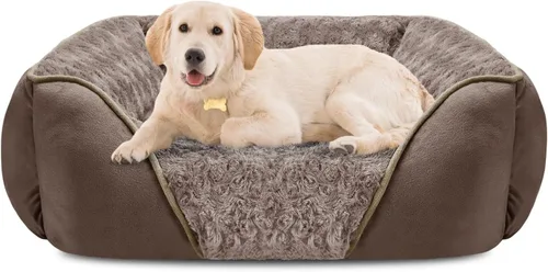 Miniatura 17 de INVENHO Cama XXL para perros grandes, medianos y pequeños, cama rectangular lavable para perro, cama ortopédica para perros, cama suave y relajante