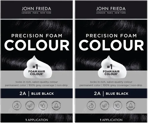 Miniatura 26 de Espuma de color John Frieda, precisión 4R Rojo Oscuro Marrón