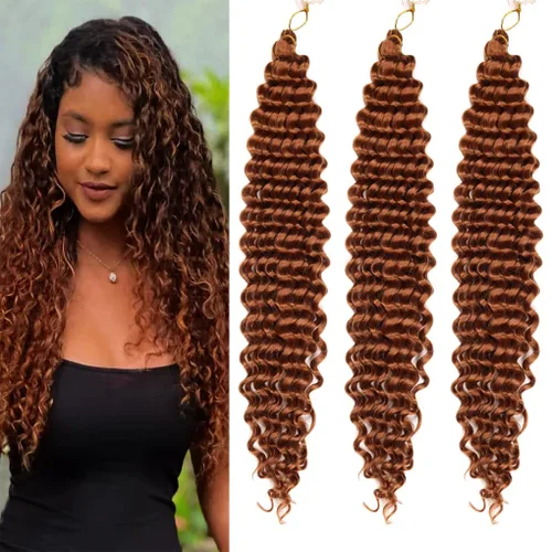 Miniatura 59 de 3 trenzas de ganchillo Passion Twist, cabello sintético preseparado para trenzar de 14 pulgadas, 3 paquetes de cabello trenzado pretrenzado