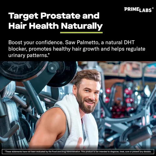 Miniatura 4 de Prime Labs Saw Palmetto para hombres – Suplemento de salud de próstata y urinaria, apoyo para la pérdida de cabello, bloqueador de DHT – 20:1