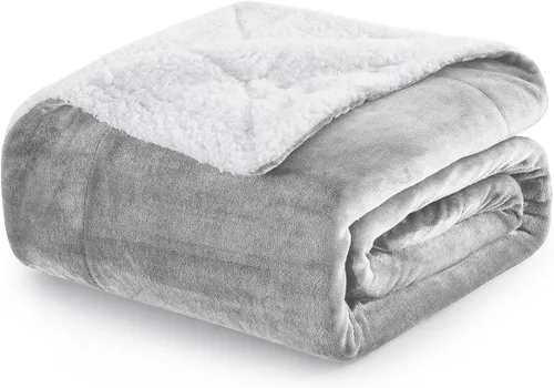 Miniatura 73 de MOONLIGHT20015 Mantas Sherpa de color rosa bebé tamaño King para cama – Paquete al por mayor de 9 mantas Sherpa – Manta suave y esponjosa