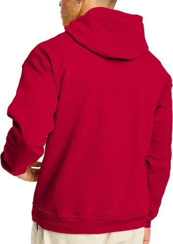 Miniatura 2 de Hanes - Sudadera para hombre con capucha de vellón EcoSmart de mezcla de algodón sin botones ni cremallera