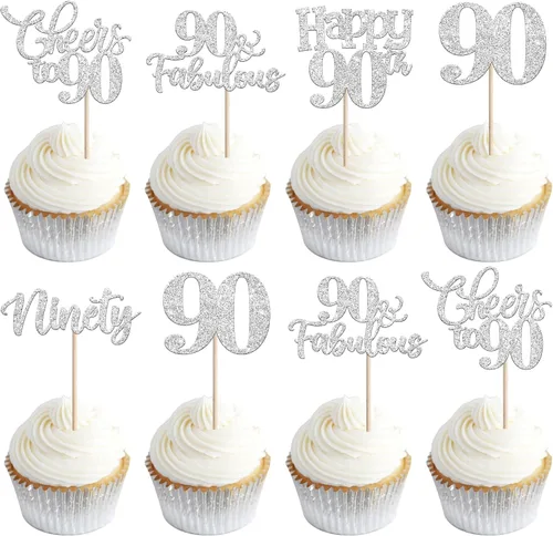 Miniatura 86 de 30 piezas de adornos para cupcakes de 12 cumpleaños feliz, brillantes doce, hola 12, felicitaciones a 12 años, adornos para cupcakes, 12