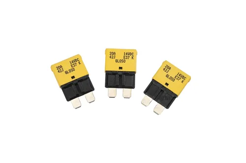 Miniatura 2 de GLOSO Circuit Breakers E37 Auto (T1) Reset Low Profile ATC/ATO - 1 Pack (3A)