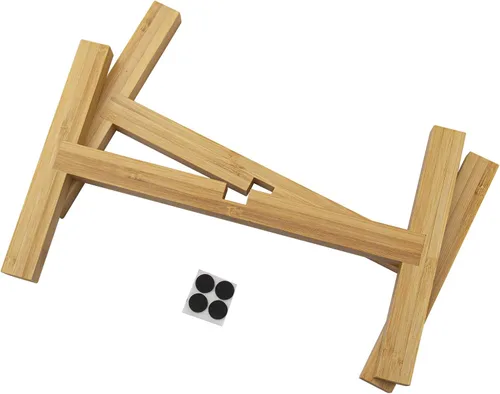 Miniatura 5 de DAORFAA Soporte de bambú para plantas, soporte para macetas, maceta de hasta 8 pulgadas, natural, moderno de mediados de siglo (maceta no incluida)