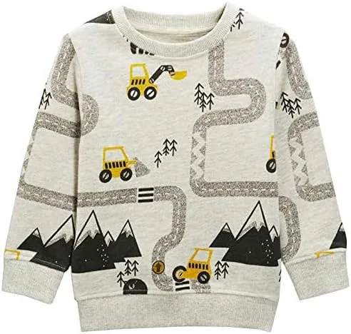 Miniatura 2 de Bumeex Sudaderas con Capucha de Cuello Redondo para Niños de 2 a 7 Años