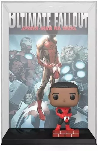 Miniatura 2 de Funko Pop! Cover Art Colección Marvel, figuras de vinilo coleccionables de cómics (Miles Morales)