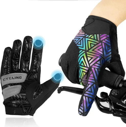 CbRSPORTS Guantes de ciclismo guantes de bicicleta guantes de gimnasio guantes de montaña antideslizantes absorción de golpes almohadilla de gel