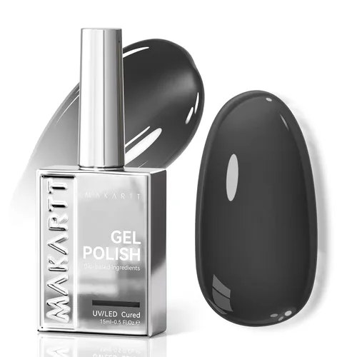 Miniatura 10 de Makartt Esmalte de uñas de gel Jelly Bright Nude de 0.5 fl oz (0.5 fl oz), sin hema, neutro, nude, efecto translúcido, efecto translúcido, remojar