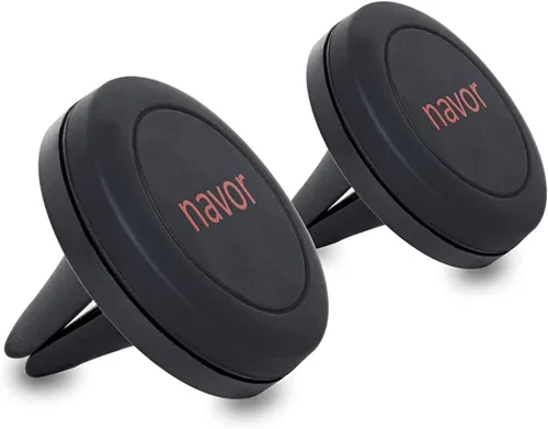 Miniatura 8 de Navor Soporte magnético universal para automóvil con ventilación de aire en color negro para iPhones y dispositivos Android
