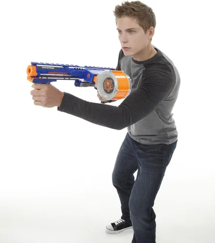Miniatura 7 de NERF Rampage N-Strike Elite Lanzador de Juguete con Tambor de 25 Dardos Slam Fire para Niños, Adolescentes y Adultos (Exclusivo de Amazon)