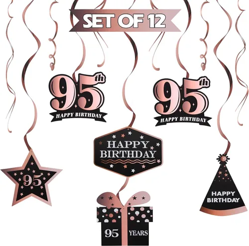 Miniatura 94 de LINGTEER - Serpentinas para fiesta de cumpleaños, 10º