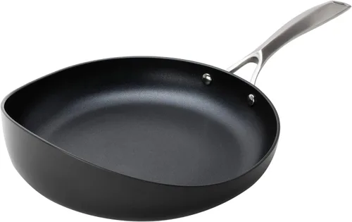 Sartén Radical de 12": sartén antiadherente para freír y saltear sartén, con mango de acero inoxidable, para gas, inducción, estufas eléctricas,