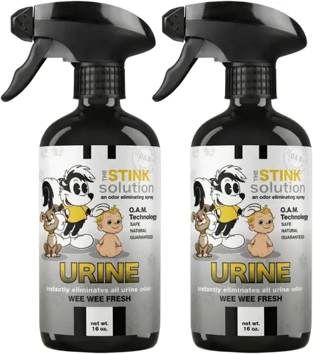The Stink Solution El espray eliminador de olores de orina elimina completamente la orina de gato, la orina de perro y el olor a orina humana