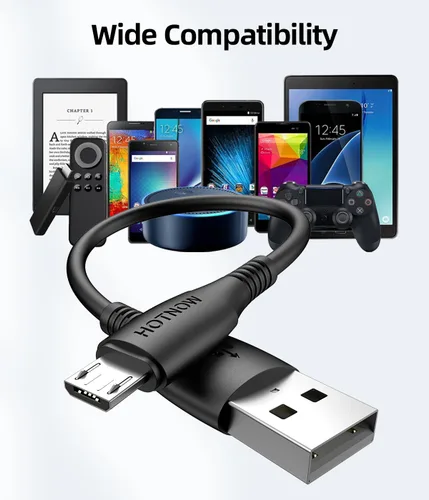 Miniatura 7 de Cable micro USB de 0.5 pies y 6 pulgadas, [3 unidades, 0.5 pies] cargador Android duradero cable corto cable de carga rápida para Samsung Galaxy S7