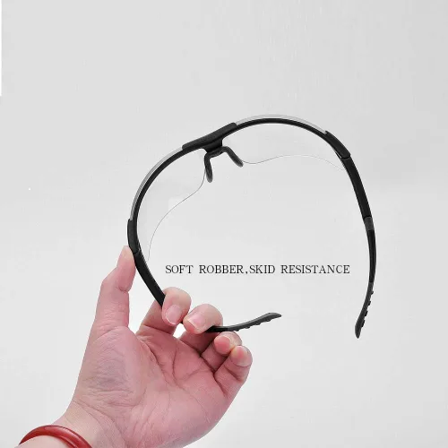 Miniatura 4 de Anteojos de seguridad antivaho transparentes para hombres y mujeres, ANSI Z87.1, protección ocular para disparos deportivos, lentes resistentes a