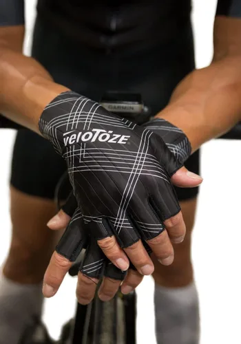 Miniatura 2 de veloToze Aero - Guantes de ciclismo con palma acolchada de gel para mayor comodidad, tela Aero que reduce el arrastre, guantes para hombres y mujeres