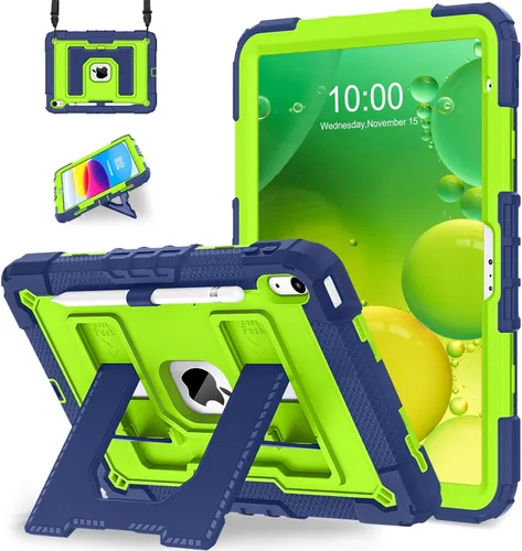 Miniatura 18 de WESOROL Funda para iPad A16 11ª Generación 11 Pulgadas (2025) iPad 10ª Generación 10.9 Pulgadas (2022), Fundas i Pad A16 Grado Militar Resistente a