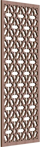 Miniatura 120 de Madison Paneles de pared decorativos de madera con calado, 9 3/8 pulgadas de ancho x 24 3/8 pulgadas de alto x 3/8 de alto, roble rojo rojo (Red Oak)