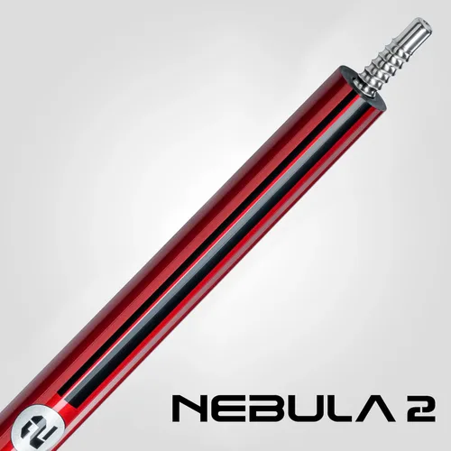 Miniatura 4 de RHINO Nebula 2 Pool Cue - Premium Carbon Fiber Shaft & Composite Butt. Time Crystal Tip, Pro Taper Design. 3/8-8 Joint, Wrapless. Low Deflection