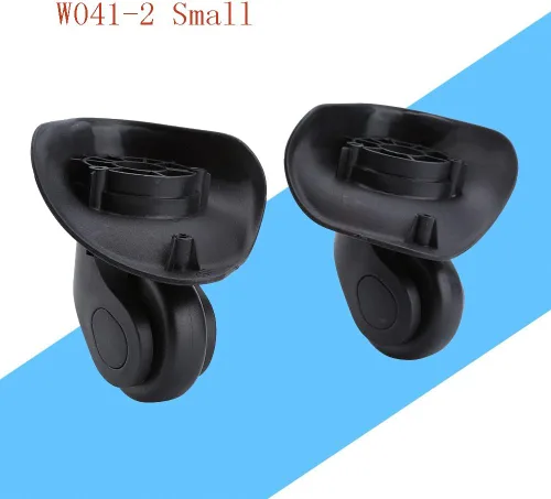 Miniatura 2 de 1 par de ruedas para maletero rueda de equipaje rueda de repuesto giratoria universal de repuesto para equipaje maleta ruedas de PVC para maleta