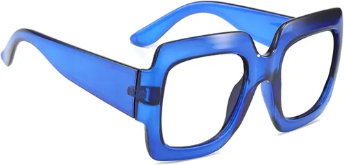 Miniatura 4 de Lentes de lectura para mujer, marco elegante, diseño cuadrado de gran tamaño, lentes de lectura para mujer