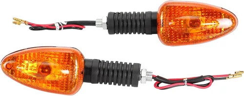 Miniatura 6 de 2 indicadores de señal de giro delanteros o traseros para motocicleta, compatibles con BMW R1100/R1150/R1200/R850 1994–2007 (ámbar)