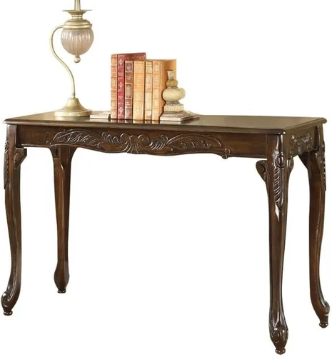 Miniatura 4 de Homes: Inside + Out Charleston Mesa consola tradicional de madera de 48 pulgadas con patas de cabriole para sala de estar, dormitorio, pasillo