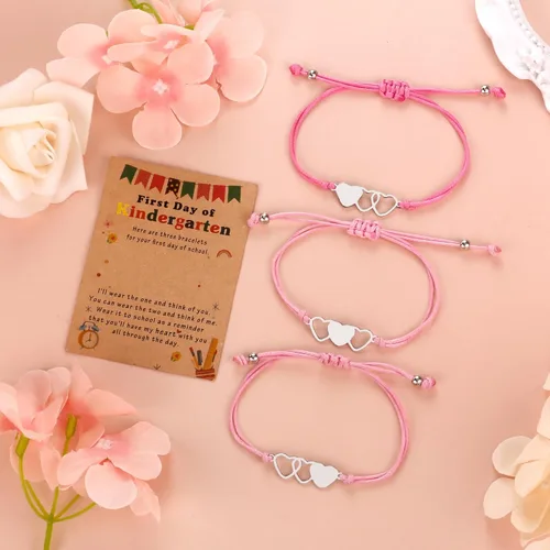 Miniatura 7 de SmileBelle Pulsera de jardín de infantes para mamá y yo, pulsera para el primer día de escuela para hijo e hija como regalo de regreso a la escuela