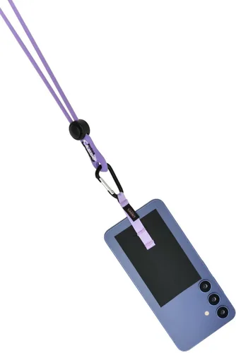 Miniatura 5 de Phone Lasso Paquete de 3 cordones para teléfono celular con correas ajustables para el cuello y la muñeca y 2 parches universales para teléfono