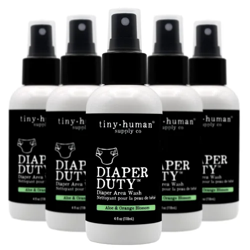 Miniatura 10 de Diaper Duty - Jabón de área para pañales, 4 onzas (1 paquete), flor de naranja y aloe, spray de limpieza suave para pañales de tela, calmante