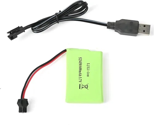 Miniatura 5 de DOUBLE E Batería de 3.7V 600mah para Off-Road Rc Dump Truck Toy Accesorios