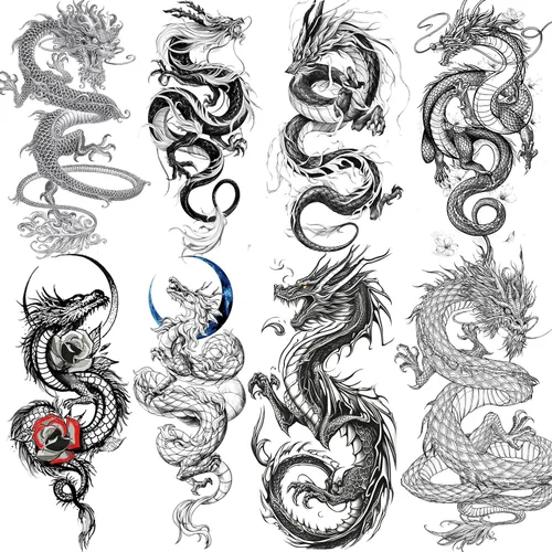 Miniatura 11 de TASROI 18 hojas de tatuajes temporales con citas inspiradoras en negro para mujeres, niños y niños, de larga duración, palabras del alfabeto