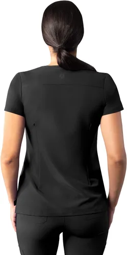 Miniatura 2 de Adar Addition Scrubs - Camiseta médica moderna con cuello en V