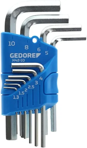 Miniatura 5 de GEDORE H 42-10 Juego de llaves Allen hexagonales en soporte 10 piezas 0.051-0.394 in