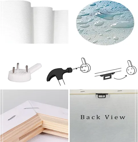 Miniatura 7 de MGSBCXN Lienzo decorativo de pared de graffiti, Banksy, impresión artística de DJ Mono Pensativo con auriculares, pintura artística de arte pop Mono