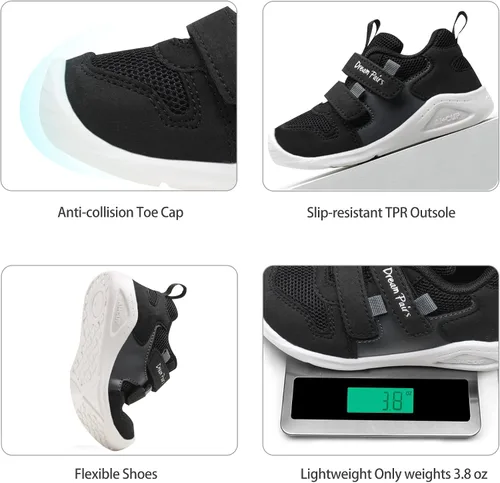 Miniatura 5 de DREAM PAIRS Tenis ligeros para caminar de tenis para niños pequeños