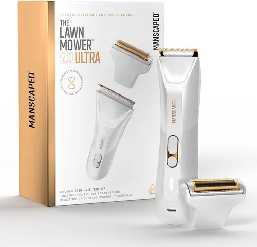 Miniatura 11 de MANSCAPED® The Lawn Mower® 5.0 Ultra - Cortadora de pelo para ingle y cuerpo – Cortadora SkinSafe® de doble cabeza y hojas de aluminio, peluquería