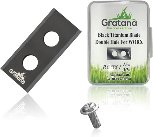 Miniatura 11 de Cuchilla robótica para cortacésped (40, para Luba - doble agujero) para cuchillas de repuesto Mammotion Endurance, cortacésped robótico, compatible